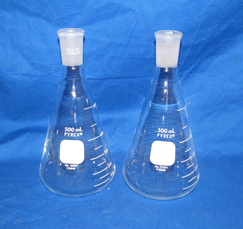 Two 500mll pyrex graduated - two,