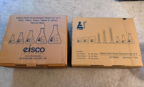 Erlenmeyer flask set - set, &